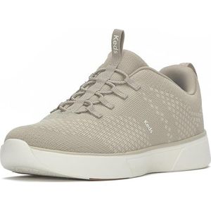 Keds Blisal-5 Fashion Sneaker voor dames, Taupe Gebreid, 2.5 UK Wide
