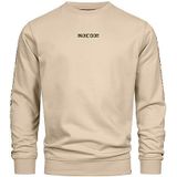 INDICODE JEANS Sweatshirt 'Korbin'  crème / zwart