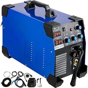 MIG MMA TIG 3 In 1 Combo Inverter Lasser 270A/250A/200A/160A Lasmachine for staal en Ijzer Aluminium Repareren voor professionals en doe-het-zelvers(MIG 270A)