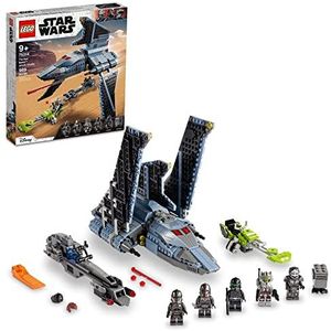 LEGO Star Wars The Bad Batch Attack Shuttle 75314 Geweldig speelgoed met 2 Speeders Minifiguren van slechte batchklonen (969 stuks)