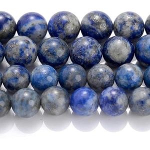 Natuursteen kralen kralen voor sieraden maken DIY armband ketting 4 6 8 10MM-lapis lazuli-8mm (ongeveer 45 stuks)