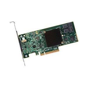LSI LSI00407 MegaRAID SAS controller (12Gbps SDHC, 8x PCI-e 3.0, RAID 0/1/5/10/50/JBOD) groen
