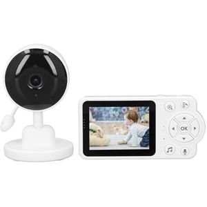 Babyfoon, AC100-240V Babybewakingscamera, Temperatuursensor, 2,8 Inch Scherm voor Binnen (EU-stekker)