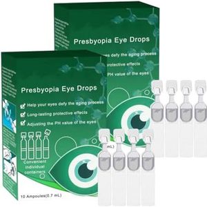 Optivipro Presbyopie Oogdruppels, Optivipro Oogdruppels, Vision Recovery Oogdruppels (2 doos/20 stuks)