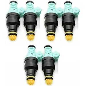 Brandstofinjectorsproeier 6 × Autobrandstofinjectoren Voor BMW 323i 325i 525i M3 Auto-accessoires Hoge Impedantie Brandstofinjector 0280150415 Brandstofinjectorsproeier Brandstofinjector