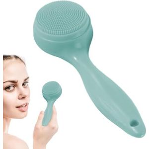 Gezichtspeelingborstels, lichte gezichtsreiniger voor het verwijderen van olie, poriënreinigend siliconenapparaat, gezichts-spa-borstel, huidreiniging-peeling voor dieptereiniging