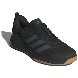 adidas Unisex Dropset 3 Training Sneaker, Black/Grey/Gum, 13 US Men