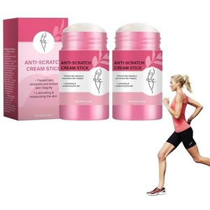 HASAIKA® Anti-wondwrijvingsstick, anti-wrijvingscrème, anti-wrijving dijen voor schouders, oksels, dijen, enkels en andere huiddelen (2 stuks)