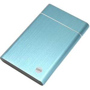 Ultraslanke Draagbare Externe Harde Schijf USB 3.0, Hogesnelheidstransmissie, Aluminiumlegering, Lichtgewicht Draagbaar, Plug and Play voor Win7 8 10 Vista XP en OS X 8.6 en