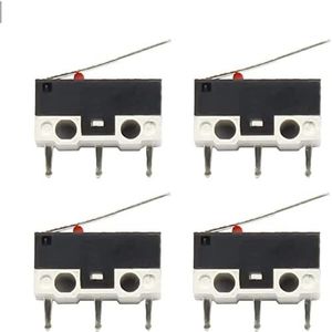 MWSQQGKCF MK7 MK8 microschakelaar, 10/20 stuks, grensschakelaar, AC 1A, 125V, 2A, 125V, 3D-printerschakelaar, microschakelaar (10 stuks)