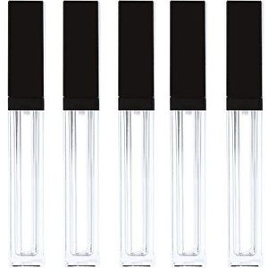 Nieuwe Plastic 5ml Lege Lipgloss Flesje Buis Wimpers Groei Olie Container 5 stks/10 stks/20 stks, Ronde Lipgloss Lege Buis Opslagcontainer, Lipgloss Buizen Lege Buis Containers Mini Lippenbalsem Fles
