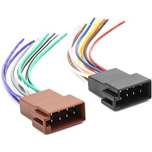 Auto Radio universele aansluiting adapter kabel DIN ISO bus stroom luidspreker