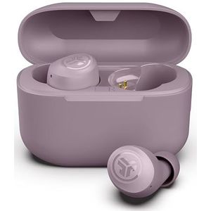 JLab Go Air Pop+ True Wireless Earphones, Bluetooth Earbuds, Oordopjes Draadloos with 35H+ Speeltijd, In Ear Headphones with Microfoon, Oplaaddoos, JLab App, Mauve