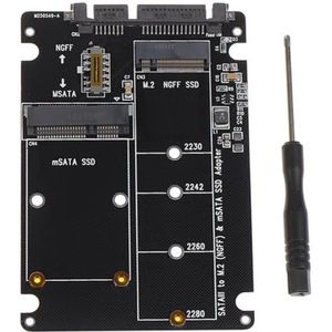 TsoLay NGFF Naar 3 Externe HDD-Behuizing MSATA SSD-Adapter M.2 -Protocoladapterkaart