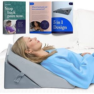 Byre - Wigkussen 5-in-1 - Verstelbaar - Premium Schuimkussen - Wasbare Hoes