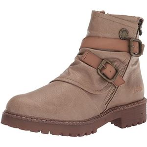 Blowfish Malibu Dames Ronin enkellaars, Creamcofee Tumbleweed/Dyecut, 7 UK, Creamcofee Tumbleweed Dyecut, 40 EU