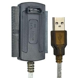 EN-LABS 3-IN-1 USB 2.0 Naar IDE/SATA 2.5 "", 3.5"" Harde schijfschijf HDD SSD 480 MB/S Data Interface Converter Adapter-kabel