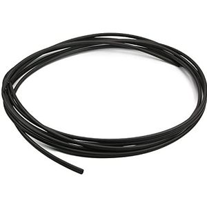 Othmro PE Krimpkous 5mm Diameter 5M Lengte 2:1 Elektrische Isolatie Buis Draad Kabel Tubing Sleeving Wrap Zwart 1 STKS