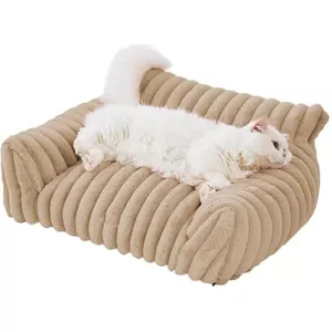 DOGGY Hondenbed, hondenmatras, hondenbank, voor kleine en middelgrote honden, hondenkussen, hondenmand, huisdier, slaapplaats, hondenmeubilair, marineblauw, S: 45x32 cm