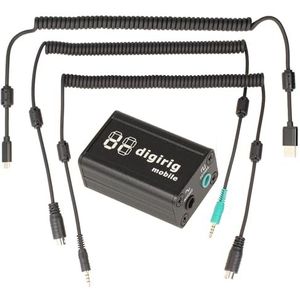 Minadax DIGIRIG Mobiele kit | Revolutionaire digitale interface voor amateurradio, compatibel met Yaesu FT-8xx + kabelset + USB-kabel - Logic Level (Default)