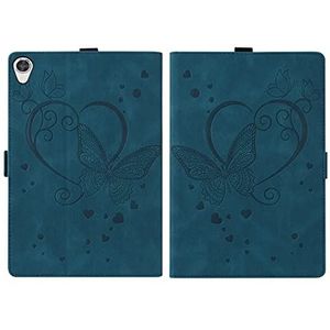Tablet PC-hoes Compatible with Lenovo-tabblad M8 TB-8505F TB-8505X TB-8505FS TB-8705F TB-8705N 8.0 Inch Butterfly In reliëf gemaakte opvouwbare stand Beschermhoes Schokbestendig Pu Lederen flip case k