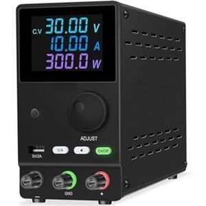 Tafelvoeding van laboratoriumkwaliteit, Laboratorium DC Voeding Verstelbare Unit 30V 10A 5A 60V 3A Spanningsstabilisator Regulator USB Switching Power bron Eenvoudig in te stellen en te gebruiken(SPPS