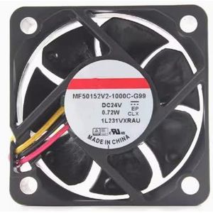 LMNCBVYA MF50152V2-1000C-G99 50x50x15mm DC 24V 0.72W 3-Wire Silent Cooling Fan for Laptop