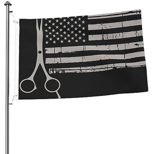 Tuin Banner Vlag Salon Amerikaanse vlag banner vervagen bestendig tuin vlag mode vlag voor binnenplaats, huis, tuin, 90 x 150 cm