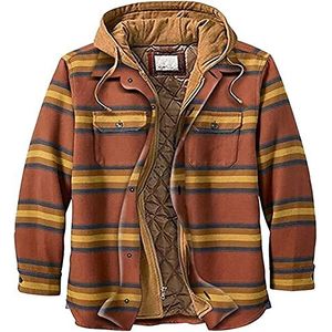 Heren - Gewatteerde Jas - Geruit - Flanel - Dikke Gewatteerde Werkkleding - Warme Thermische Fleece Bont Gevoerde Top