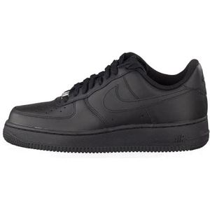 Nike Unisex Air Force 1 '07' Low-Top, zwart, 44 EU