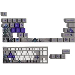 (VALORANT) toetsenborddoppen (29)PC Gaming Mechanische Keycap Numpad Aangepaste Keycaps Laser Gegraveerd met Elk Mechanisch Toetsenbord (OMEN)