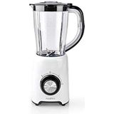 Nedis Standmixer / 800 W / 1,5 l / Kunststof / 2 snelheidsstanden / Zwart / Wit - Blender - Wit - Zwart