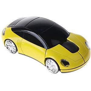 Kalttoy 2.4G 1600DPI Muis USB Ontvanger Draadloze LED Licht Auto Vorm Optische Muizen