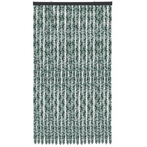 Arsvita Horgordijn, deurgordijn, kattenstaartgordijn, 100 x 200 cm, donkergroen-wit, vele variaties