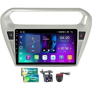 Android 13 9 Inch 2 Din QLED Autoradio Voor Peugeot 301 2012-2016 - Camera DVR GRATIS - Steun Carplay Android Auto DSP Stuurwiel FM RDS DAB WIFI 4G Bluetooth 5.0 Split-Screen(NF-1)