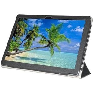 Stand PU lederen beschermhoes compatibel met Teclast P20 P20HD M40 10,1 inch tablet-pc beschermhoes(Black)