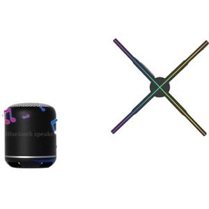 62cm Holografische Fan 722LED Teken Neon Kralen 8G Geheugen Handleiding DIY Afbeelding Tekst LOGO Reclame Machine 3D projector