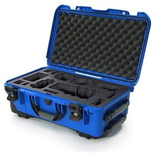 Nanuk 935 waterdichte handbagage harde hoes met aangepaste schuim invoegen voor Sony A7R formaat camera w/wielen - blauw