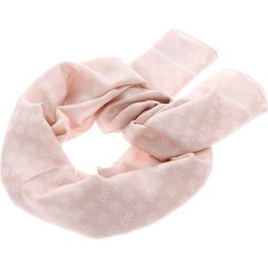 GUESS Jacquard Scarf 80X180 Light Rose