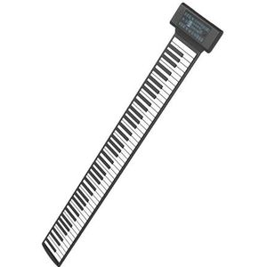 88 Handgerold Elektronisch Toetsenbord Siliconen Piano Met 88 Toetsen, Draagbaar En Opvouwbaar Voor Beginners En Volwassenen
