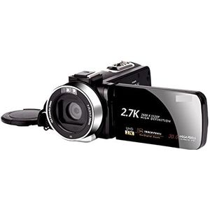Videocamera-camcorder Videocamera Camcorder 3.0 inch IPS HD Vlogging Camera Touch Screen Real 2.7k digitale camera's en videorecorder Digitale camcorder voor vloggen (Size : With 16GB SD card, Color