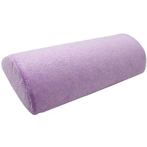 Brussels08 Mode Zachte Nail Art Kussen Handsteun Kussen Halve Kolom Nail Art Ontwerp Manicure Tafel Mat Arm Pols Handsteun Spons Armsteun Salon Hand Kussen Houder Paars