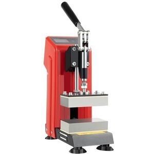 Handmatige warmtepersmachine met LCD-controller, 2x5 inch, 400W, dubbele verwarmingsplaten, druk, mini-extractor, hete pers,Soepele werking