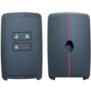 Autosleutel beschermhoes Siliconen Autosleutel Beschermhoes Houder Shell Voor Logan 3 Voor Captur Voor Zoe Voor Espace 5 Clio Voor Megane 4 Voor Arkana Voor Arcan Sleutel Sleutel Shell(2)
