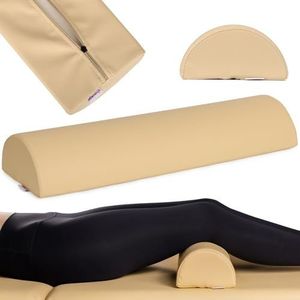 Habys - Opbergrol - Zwart - Nekrol - Knierol - Steunkussen voor Massage en Therapie - 60 x 19 x 9 cm