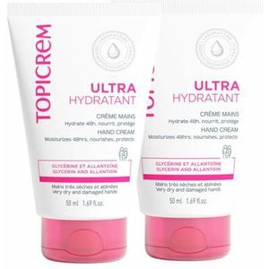 Topicrem UH vochtinbrengende voetcrème, 50 ml, merk: Topicrem - EAN: 3700281705430