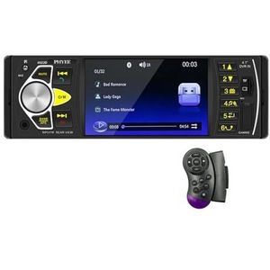 Autoradio Bluetooth, 1 Din, MP5-speler, Handsfree, USB TF AUX FM-stereo, Stuurwielafstandsbediening, Achteruitrijcamera, Hoofdunit 4022D
