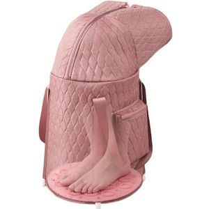 TT-YEC - Draagbare Opvouwbare Voetbad - Roze - Kniehoge Voetbad Emmer