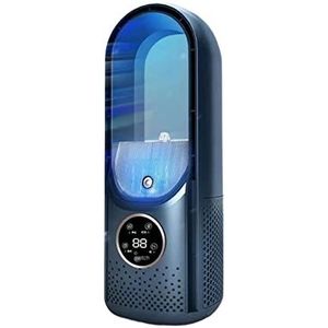 Draagbare luchtkoeler blade elektrische ventilator 6-speed stille timer airconditioning koelventilator luchtbevochtiger airconditioning ventilator Gebruiksvriendelijk(Blue)