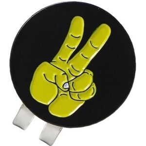 Youding Golfbal marker clip, magnetische golfbal marker, roestvrij staal golfbal houder clip - golf houder clip, f marker houders